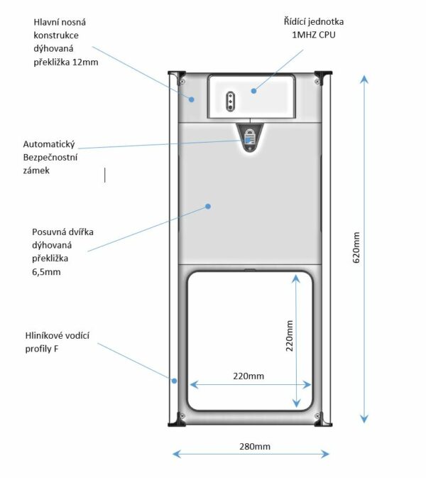 Kurniková dvířka HensGate AKU - Image 2